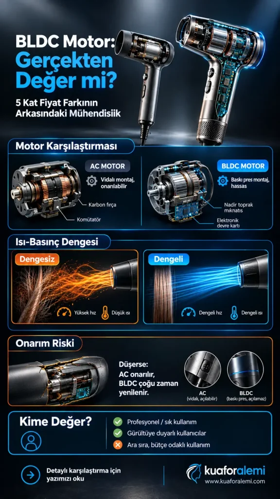 Bldc motorlu saç kurutma (fön) makineleri neden pahalı?